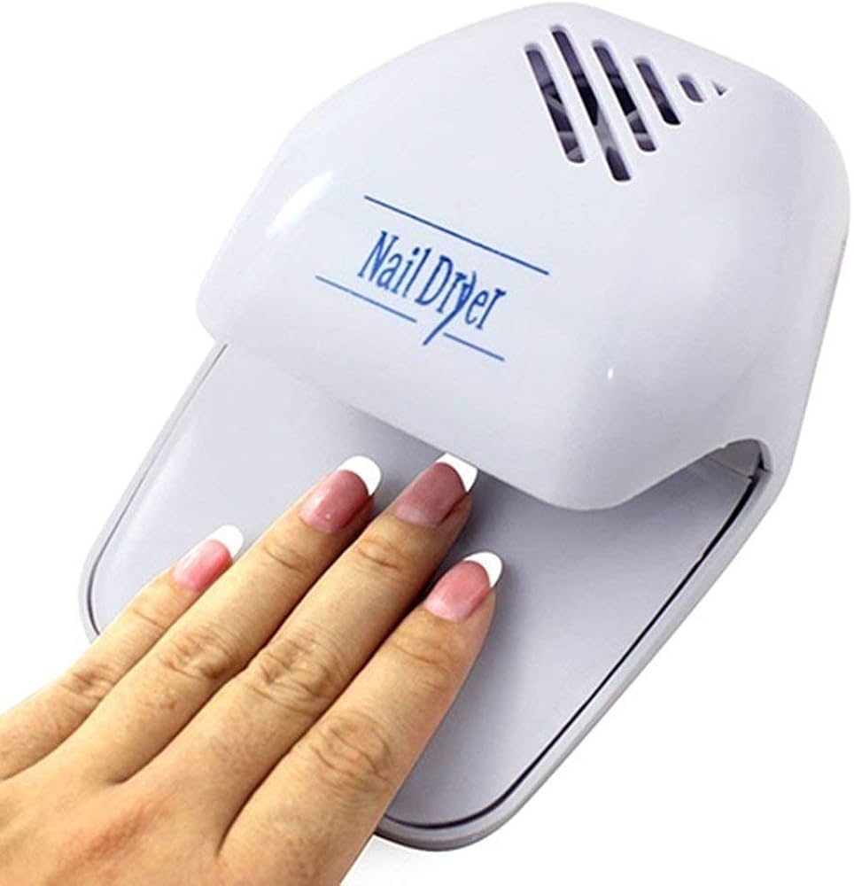 Nail Fan Dryer - Quick-Dry Nail Polish Machine for Regular Polish, Battery Operated