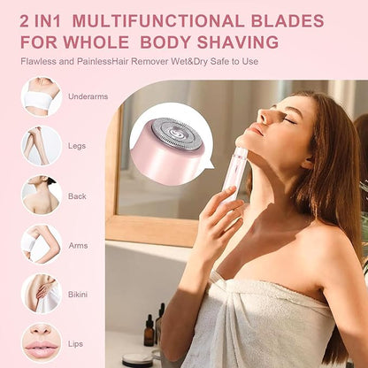 Dual Bikini Trimmer - Electric Razors for Women Ipx7 Waterproof