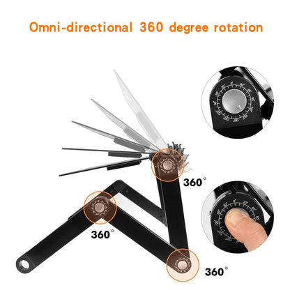 Multi-Functional Adjustable Laptop Table – Foldable MacBook Stand for Bed & Sofa with Mouse Pad